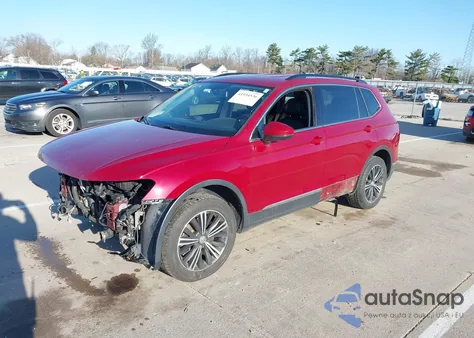 2018 Volkswagen Tiguan 2.0T Se/2.0T Sel из США, поврежденный, VIN 3VV2B7AX6JM039344